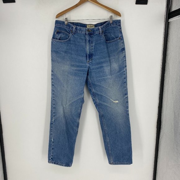 L.L. Bean Other - LL Bean | 100% cotton classic fit straight leg jeans size 38x30